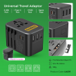 BOOST Universal Travel Adapter with PD Quick Charge + 3 USB + Dual Type-C