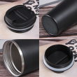 COZY Double Wall Stainless Steel Coffee Mug - 380ml