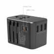 BOOST Universal Travel Adapter with PD Quick Charge + 3 USB + Dual Type-C