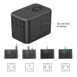 BOOST Universal Travel Adapter with PD Quick Charge + 3 USB + Dual Type-C