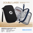 TWINSPACE Compact Double Layer Waterproof Gadget Pouch 