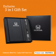 3 in 1 Gift Set ( 32GB Crystal USB + Notebook + Metal Pen)