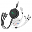 TRES Retractable 3 in 1 Cable